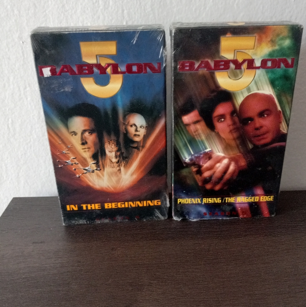 Babylon 5 Vol.1 & Vol.7 VHS Factory Sealed